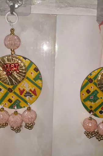 Handmade Hanging Traditional Design Decorative for Home Wall Decor Festive Decoration (Pack of 2)