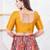 Women's dupion silk padded front open elbow sleeves saree blouse