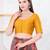 Women's dupion silk padded front open elbow sleeves saree blouse