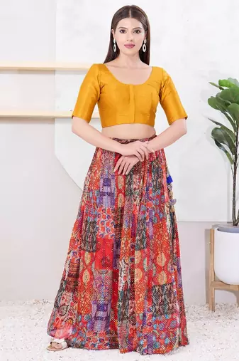 Women's dupion silk padded front open elbow sleeves saree blouse