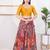 Women's dupion silk padded front open elbow sleeves saree blouse