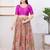 Women's dupion silk padded front open elbow sleeves saree blouse