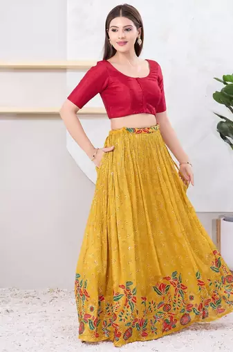 Women's dupion silk padded front open elbow sleeves saree blouse
