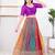 Women's dupion silk padded front open elbow sleeves saree blouse