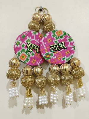 Handmade Hanging Traditional Design Decorative for Home Wall Decor Festive Decoration (Pack of 2) 1