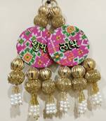 Handmade Hanging Traditional Design Decorative for Home Wall Decor Festive Decoration (Pack of 2)