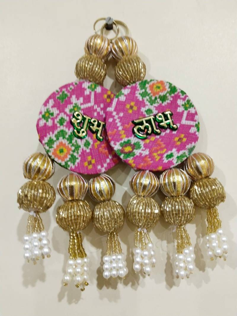 Handmade Hanging Traditional Design Decorative for Home Wall Decor Festive Decoration (Pack of 2)