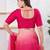 Women's dupion silk padded front open elbow sleeves saree blouse
