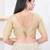 Women's jacquard padded back open elbow sleeves saree blouse