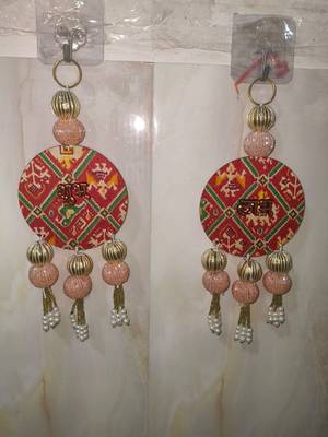 Handmade Traditional Design Decorative for Home Wall Decor Festive Decoration (Pack of 2) 1