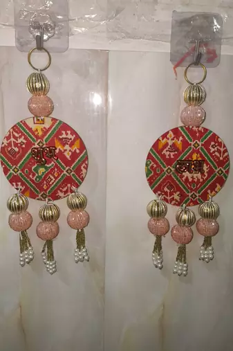 Handmade Traditional Design Decorative for Home Wall Decor Festive Decoration (Pack of 2)