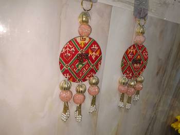 Handmade Traditional Design Decorative for Home Wall Decor Festive Decoration (Pack of 2) 3