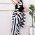 Women's sequence padded back open sleeveless saree blouse