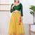 Women's gajii silk padded back open elbow sleeves saree blouse