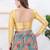 Women's gajii silk padded back open elbow sleeves saree blouse