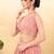 Women's jain silk padded back open sleeveless saree blouse