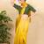 Women's mulbury silk padded back open elbow sleeves saree blouse