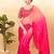 Women's mulbury silk padded back open elbow sleeves saree blouse