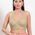 Women's shimmer padded back open sleeveless saree blouse