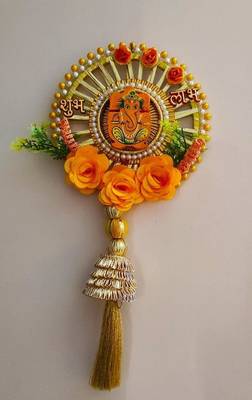Shubh Labh Ganesh Ji Hanging Wall & Door Hanging Decoration Home Decor Occassion (Pack of 2) 3