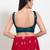 Women's silk padded back open sleeveless saree blouse