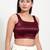 Women's silk padded back open sleeveless saree blouse