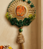 Shubh Labh Ganesh Ji Hanging Wall & Door Hanging for Decoration Decor Home Decoration (Pack of 2)