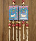 Lotus Cow Shubh Labh Door Hanging Toran for Home Diwali Decor Door Hanging (Pack of 2)
