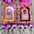 Handmade Pink Floral Pearl Beads Shubh Labh MDF Decorative Door Hanging (Pack of 2)