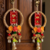 Handmade Wall Ornament for Home Decoration | Traditional Shubh Labh Flower Hanging (Pack of 2)
