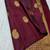 Maroon color art silk blend sarees with blouse