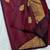 Maroon color art silk blend sarees with blouse