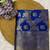 Royalblue color art silk blend sarees with blouse
