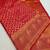 Red color art silk blend sarees with blouse