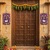 MDF Cow Shubh Labh Door Hanging Decor Hanging & Diwali Decor Door Hanging (Pack of 2) (Purple)