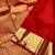 Red color art silk blend sarees with blouse