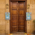 MDF Cow Shubh Labh Door Hanging Decor Door Hangings & All Festivals Hanging (Pack of 2) (Blue)