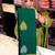Green color art silk blend sarees with blouse