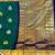 Green color art silk blend sarees with blouse