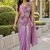 designer fendy silk blend embroidered ready to wear saree with stitched blouse