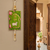 MDF Cow Shubh Labh Door Hanging | Diwali Decor Door Hanging Decor Hanging (Pack of 2) (Green)