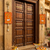 MDF Cow Shubh Labh Door Hanging | Diwali Decor Hanging Decor Door Hanging (Pack of 2) (Orange)