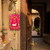 MDF Cow Shubh Labh Door Hanging | Diwali Decor Hanging Decor Hanging (Pack of 2) (Pink)