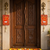 MDF Cow Shubh Labh Door Hanging | Diwali Decor Door Hanging Festivals Decor Hanging (Pack of 2) (Red)