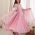 Readymade pink georgette anarkali long gown kurta with pant and cutwork dupatta | wedding & reception ethnic set