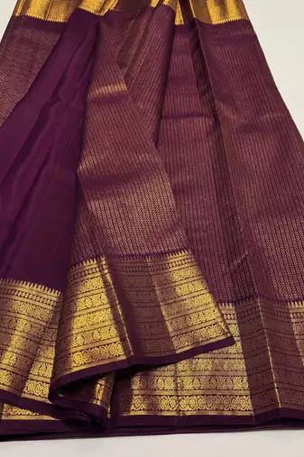 Wine color art silk blend sarees with blouse