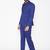 Men blue solid single-breasted regular fit party suit