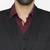 Men black solid single-breasted regular fit suit