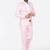 Men pink solid single-breasted regular fit party suit