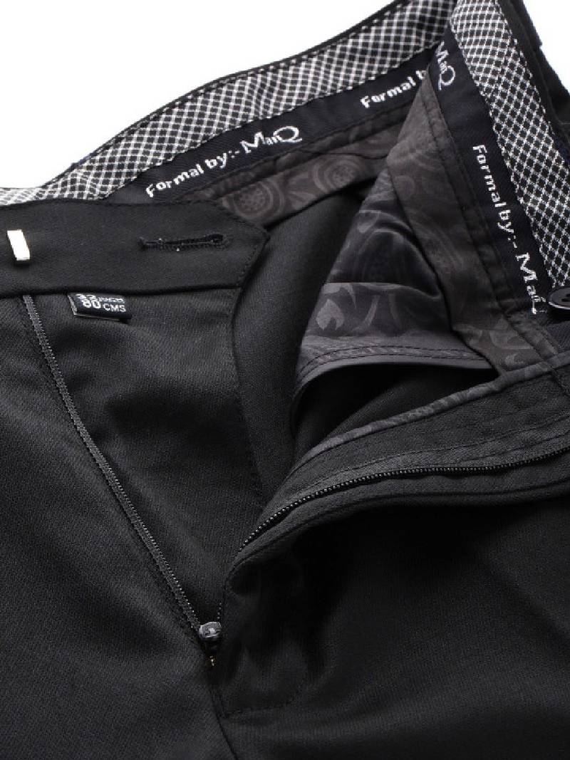 Men black solid slim fit tuxedo suit